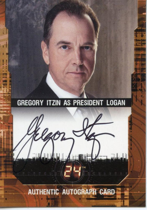 24 Twenty Four Season 5 SDCC08-A2 Autograph Card Gregory Itzin SD Comic Con   - TvMovieCards.com