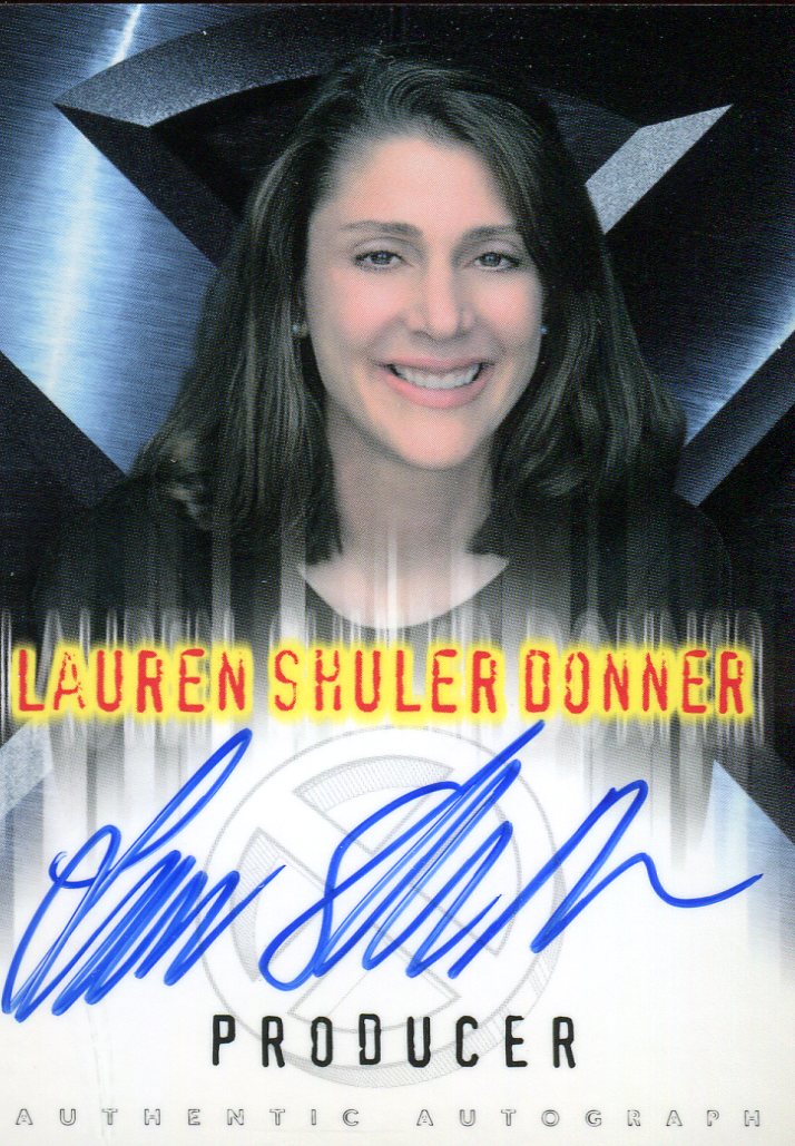 X-Men The Movie Producer Lauren Shuler Donner Autograph Card Topps 2000   - TvMovieCards.com