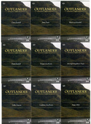 Outlander Season 1 Fraser Crest Foil Stamp Quotes Parallel Chase Card Set Q1-Q9   - TvMovieCards.com