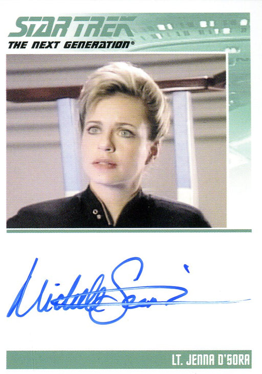 Star Trek TNG Heroes & Villains Michele Scarabelli Autograph Card   - TvMovieCards.com
