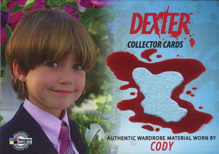 Dexter Seasons 1 & 2 Cody Wardrobe Relic Costume Card #DC5 Breygent   - TvMovieCards.com