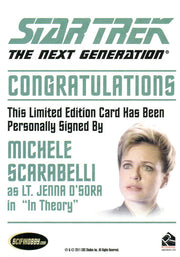 Star Trek TNG Heroes & Villains Michele Scarabelli Autograph Card   - TvMovieCards.com