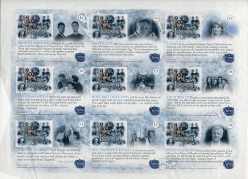 Charmed Forever Limited Edition Legacy Uncut Mini Press Sheet #147 of 199 - TvMovieCards.com