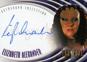 Farscape Season 4 Elizabeth Alexander Autograph Card A28   - TvMovieCards.com