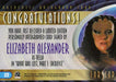 Farscape Season 4 Elizabeth Alexander Autograph Card A28   - TvMovieCards.com