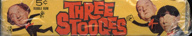 The Three Stooges 1966 Empty Vintage Card Box Damaged   - TvMovieCards.com