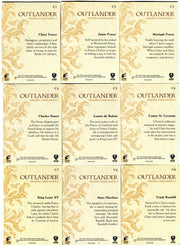Outlander Season 2 Gold Jacobite Character Bios Parallel Chase Card Set C1-C9   - TvMovieCards.com