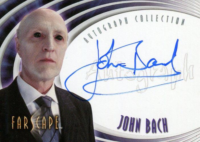 Farscape Season 4 John Bach Autograph Card A31   - TvMovieCards.com