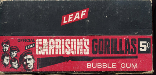 Garrison's Gorillas 1967 Empty Vintage 5 Cent Card Box + 2 Wrappers   - TvMovieCards.com