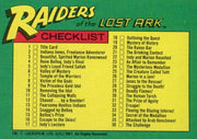 Indiana Jones Raiders of the Lost Ark 1981 Vintage Card Set 88 Cards Topps   - TvMovieCards.com