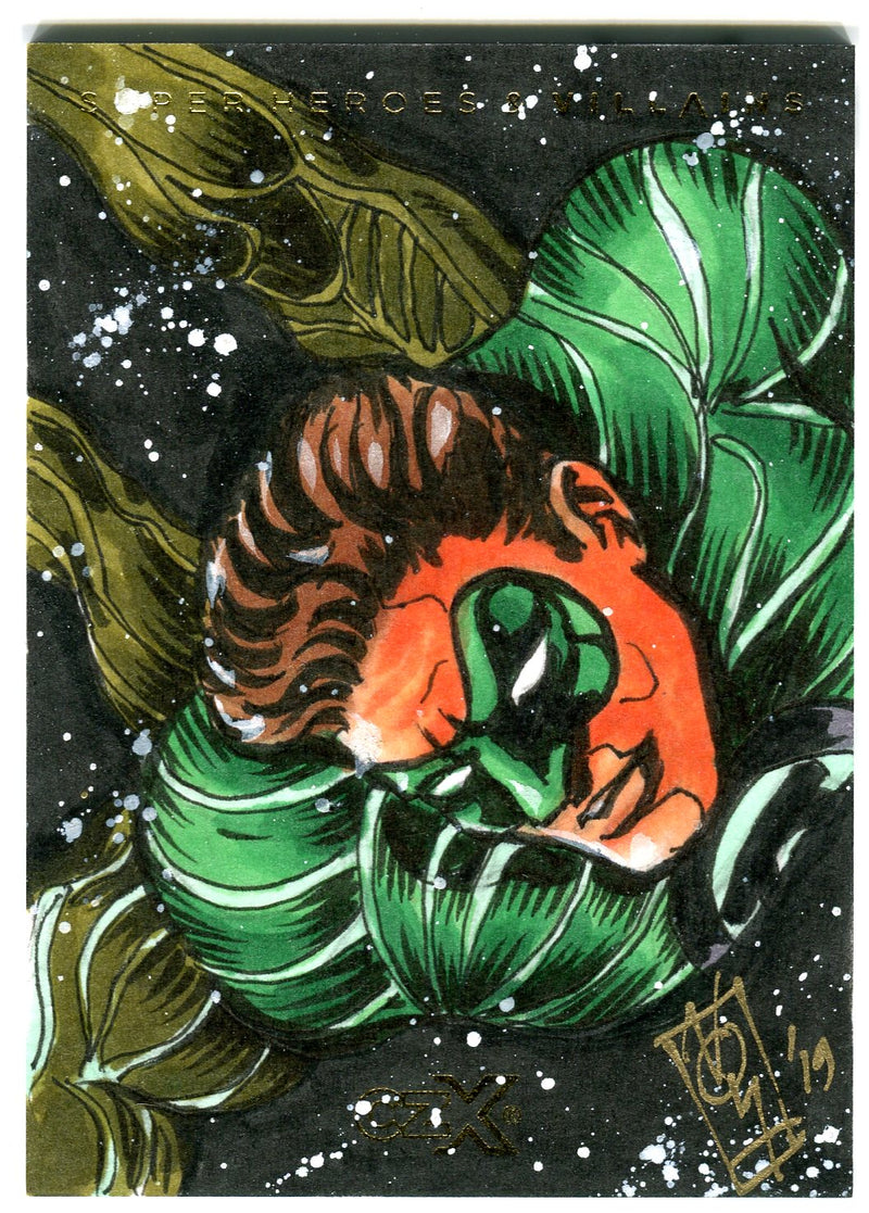 DC Comics CZX Super Heroes & Super-Villains Artist Sketch Card by Noval Hernawan   - TvMovieCards.com
