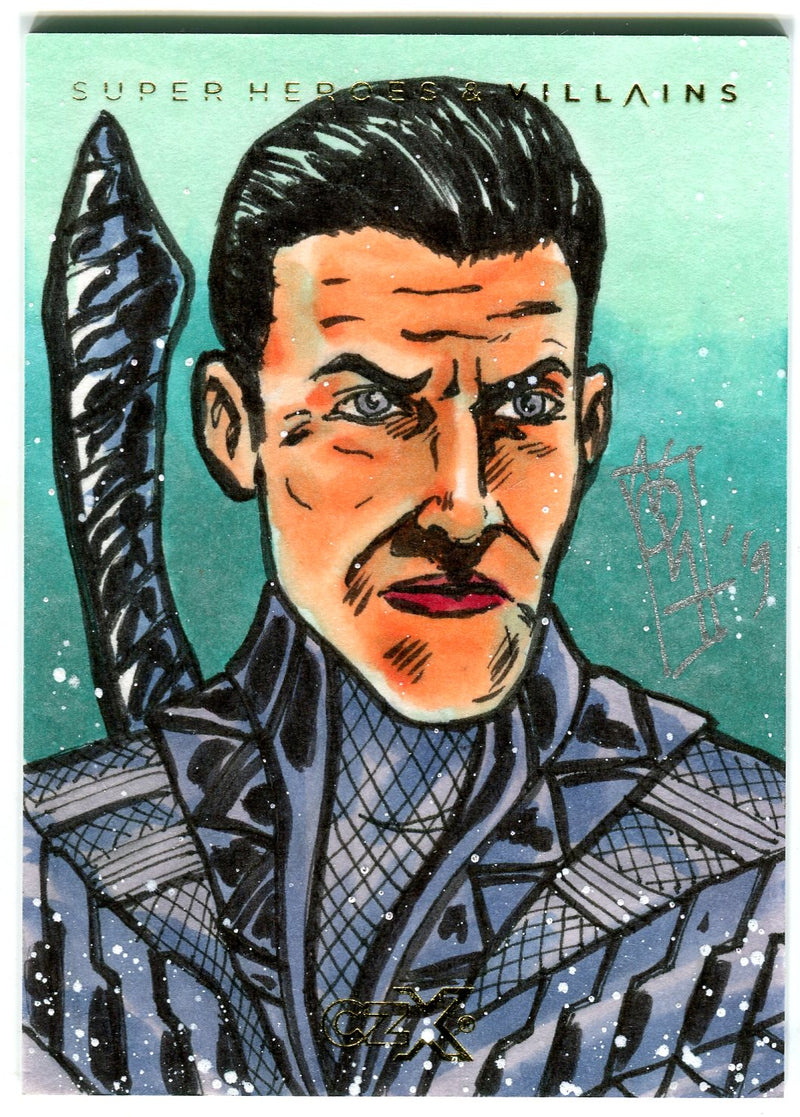 DC Comics CZX Super Heroes & Super-Villains Artist Sketch Card by Noval Hernawan   - TvMovieCards.com
