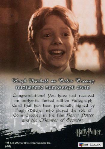 The World of Harry Potter 3D 2 Hugh Mitchell Autograph Card   - TvMovieCards.com