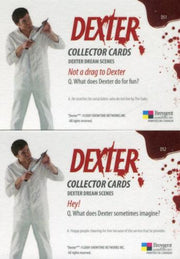 Dexter Seasons 1 & 2 Dream Scenes Foil Chase Card Set 2 Cards   - TvMovieCards.com