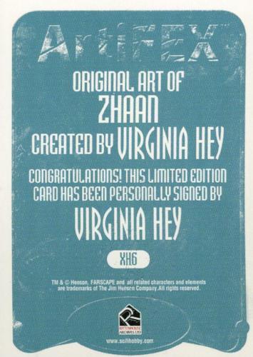 Farscape Season 4 Artifex Expansion Virginia Hey Autograph Card XH6   - TvMovieCards.com