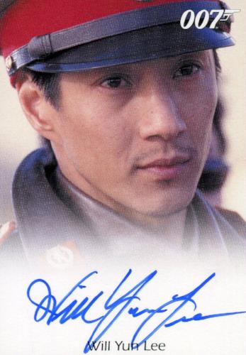 James Bond Heroes & Villains Will Yun Lee as Colonel Moon Autograph Card   - TvMovieCards.com