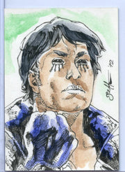 Vampirella New Series Sketch Card Sketchafex by Jeff Allan   - TvMovieCards.com