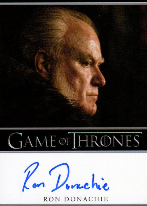 Game of Thrones Season 3 Ron Donachie as Ser Rodrik Cassel Autograph Card   - TvMovieCards.com