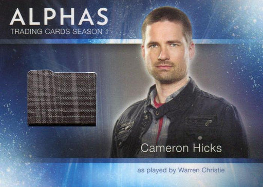 Alphas Season 1 Cameron Hicks's Plaid Shirt Wardrobe Costume Card M4   - TvMovieCards.com