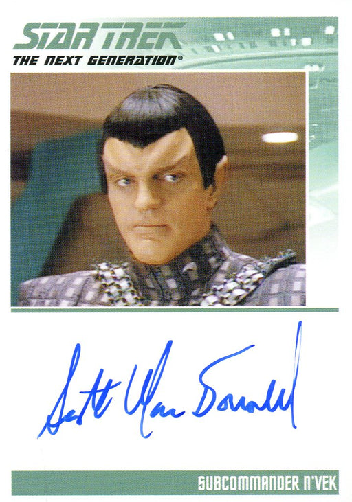 Star Trek TNG Heroes & Villains Scott MacDonald Autograph Card   - TvMovieCards.com
