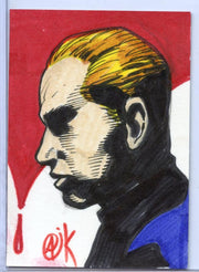Vampirella New Series Sketch Card Sketchafex by Charles "Oak" Carvalho #3   - TvMovieCards.com