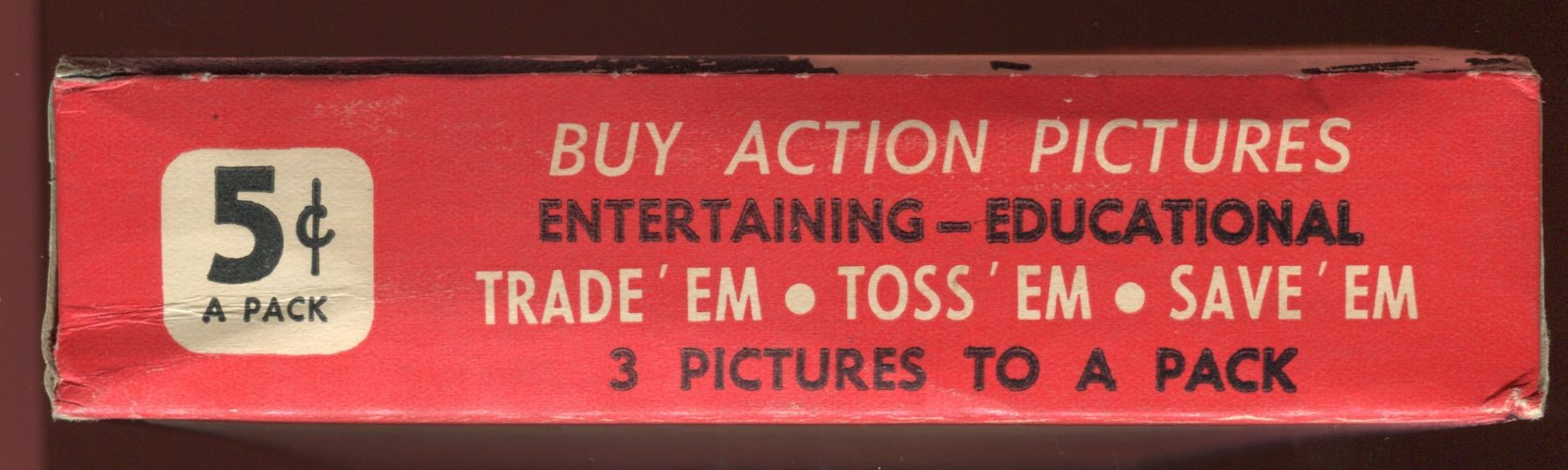 TV Western Stars Empty Vintage Card Box   - TvMovieCards.com