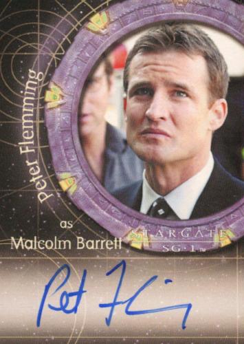 Stargate SG-1 Season Nine Peter Flemming Autograph Card A93   - TvMovieCards.com