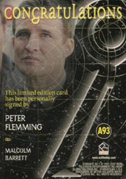 Stargate SG-1 Season Nine Peter Flemming Autograph Card A93   - TvMovieCards.com