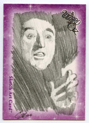 Wizard of Oz Sketch Card by Cat Staggs Wicked Witch   - TvMovieCards.com
