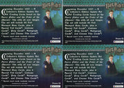 Harry Potter Order of Phoenix Update Bronze Foil Promo Card Set 4 Cards   - TvMovieCards.com