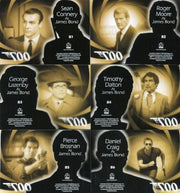 James Bond Heroes & Villains Men of James Bond Chase Card Set B1 thru B6   - TvMovieCards.com