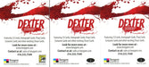 Dexter Season Four Promo Card Lot 3 Cards   - TvMovieCards.com