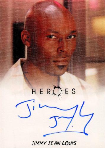 Heroes Archives Jimmy Jean-Louis as Rene Autograph Card   - TvMovieCards.com