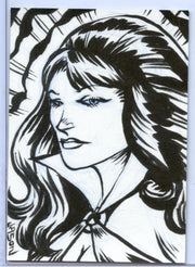 Vampirella New Series Sketch Card Sketchafex by Jason Keith Phillips   - TvMovieCards.com
