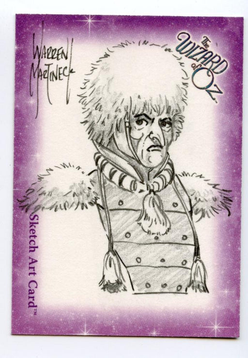 Wizard of Oz Sketch Card by Warren Martineck Guard   - TvMovieCards.com