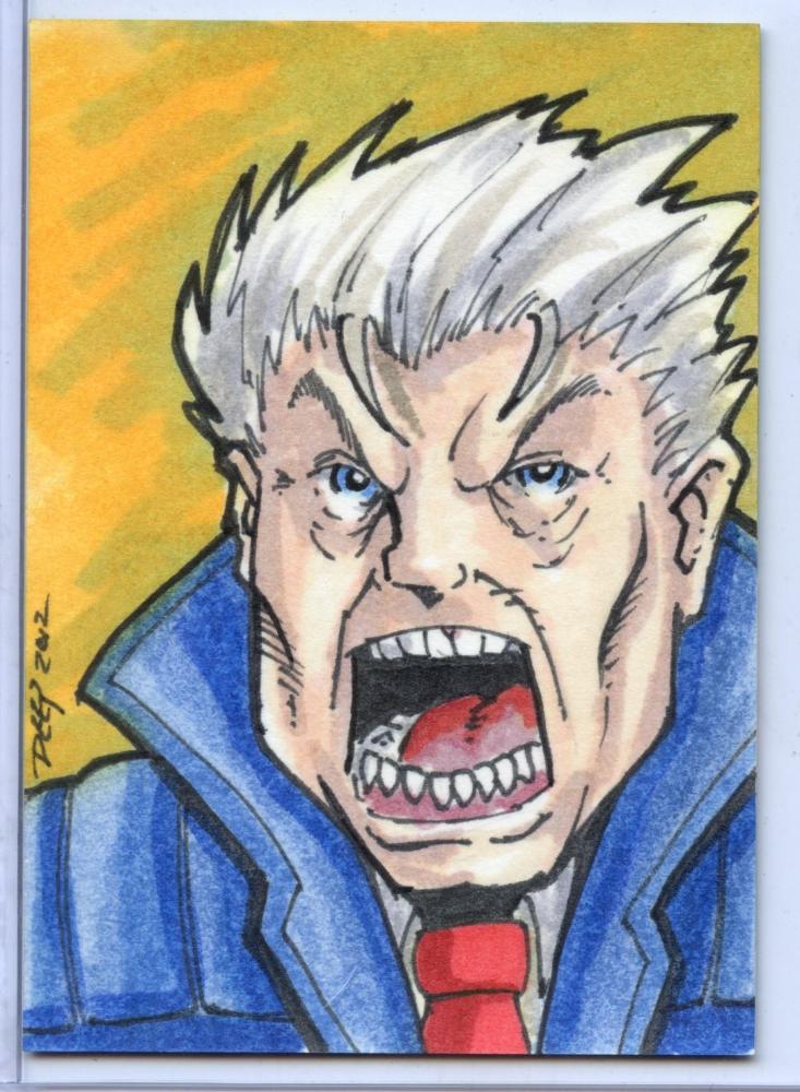 Vampirella New Series Sketch Card Sketchafex by George Deep   - TvMovieCards.com