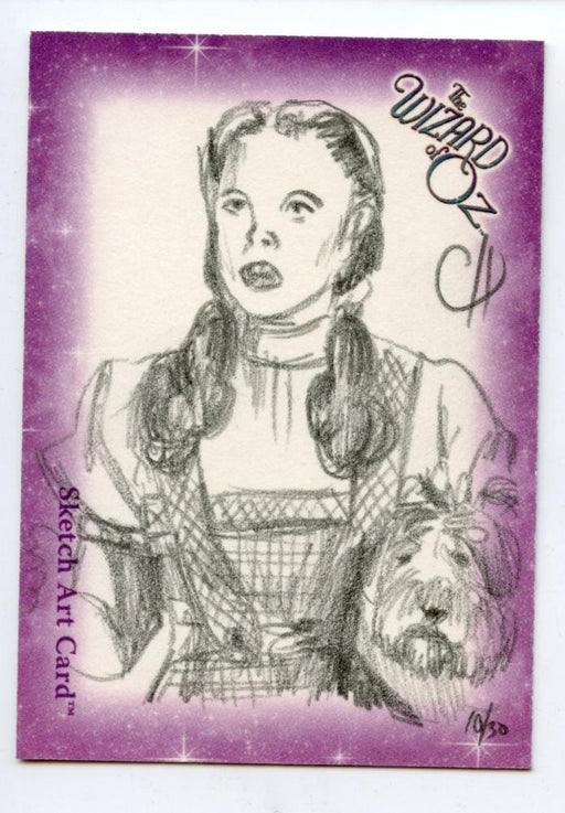 Wizard of Oz Sketch Card by Chris Henderson Dorothy   - TvMovieCards.com