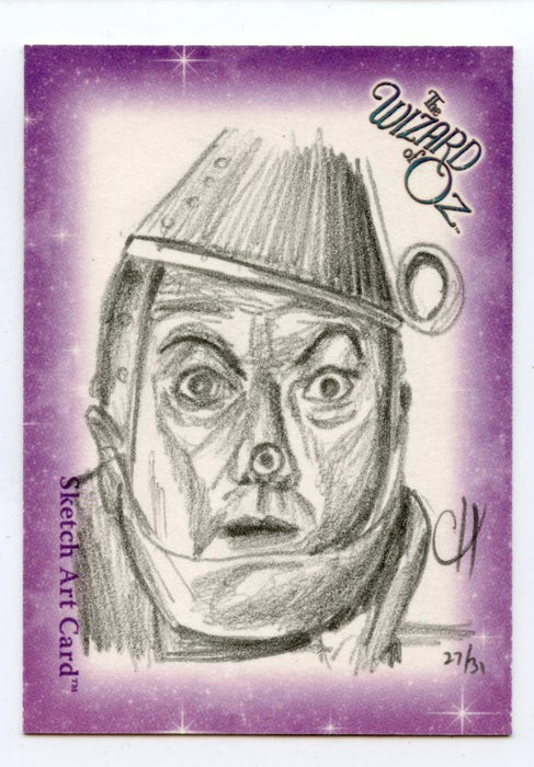 Wizard of Oz Sketch Card by Chris Henderson Tin Man   - TvMovieCards.com
