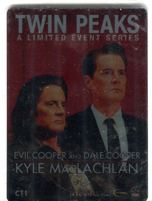 2019 Twin Peaks Evil Cooper and Dale Cooper Kyle MacLachlan Case Topper Card CT1   - TvMovieCards.com