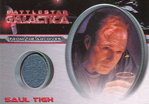 Battlestar Galactica Season Two Saul Tigh Costume Card CC28   - TvMovieCards.com