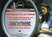 Battlestar Galactica Season Three Sharon Valerii Costume Card CC36   - TvMovieCards.com