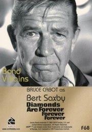 James Bond Heroes & Villains Bond Villains Expansion Card F68   - TvMovieCards.com