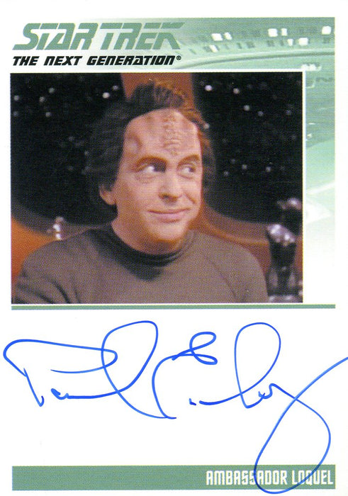 Star Trek TNG Heroes & Villains Paul Eiding Autograph Card   - TvMovieCards.com