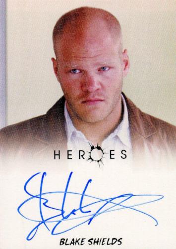 Heroes Archives Blake Shields as Flint Gordon Autograph Card   - TvMovieCards.com