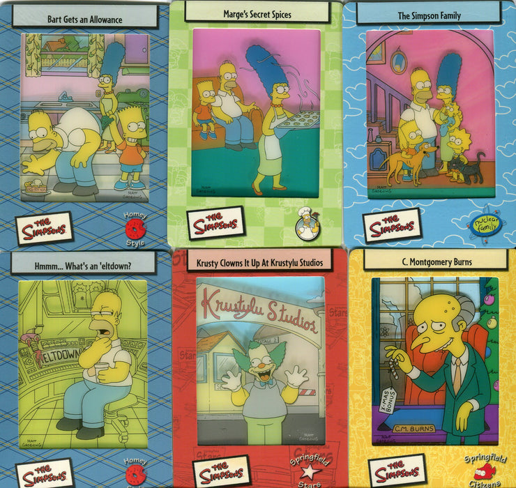 Simpsons Filmcardz Series 2 Base Card Set 45 Filmcards   - TvMovieCards.com