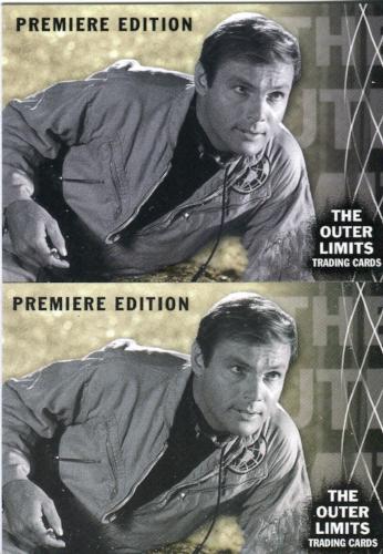 Outer Limits Premiere Edition Promo Card Lot 2 Cards   - TvMovieCards.com