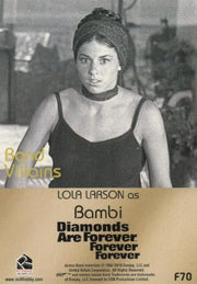 James Bond Heroes & Villains Bond Villains Expansion Card F70   - TvMovieCards.com