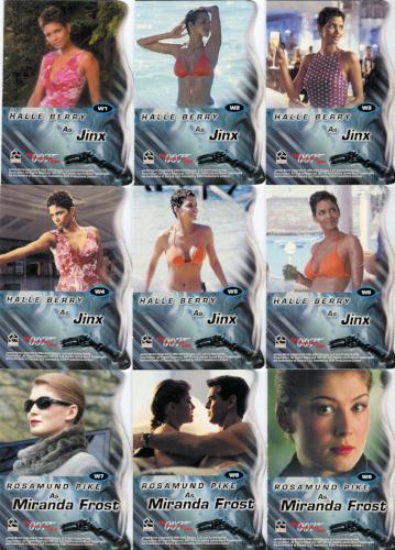 James Bond Die Another Day Women of Bond Chase Card Set W1 thru W9   - TvMovieCards.com