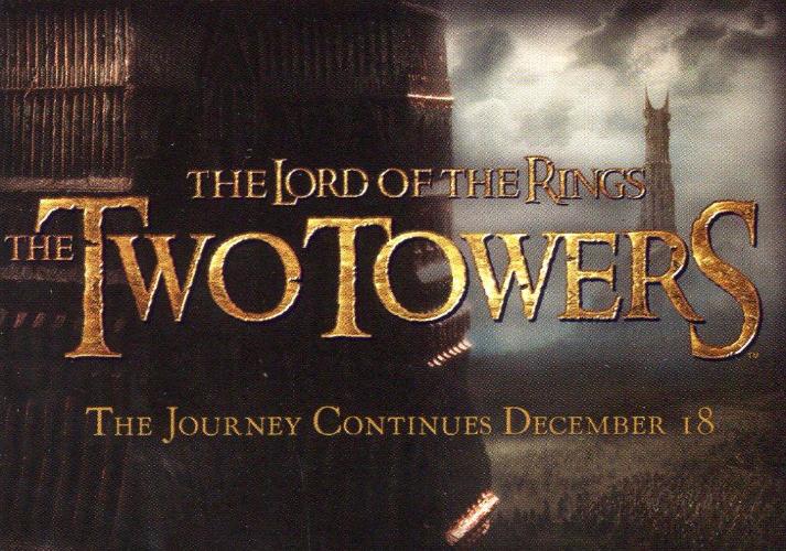 Lord of the Rings Two Towers Cadbury Promo Card Set 20 Cards   - TvMovieCards.com