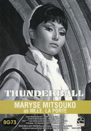 James Bond Heroes & Villains Bond Girls Are Forever Expansion Card BG73   - TvMovieCards.com